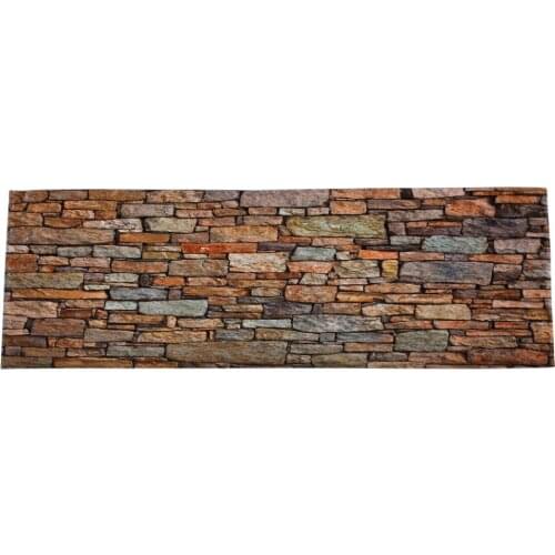 Drop Shipping Stone wall Long Doormat Floor Mat Anti-slip Carpet Kitchen Mat Door Kitrchen Carpet Tapete Rug Porch Doormat