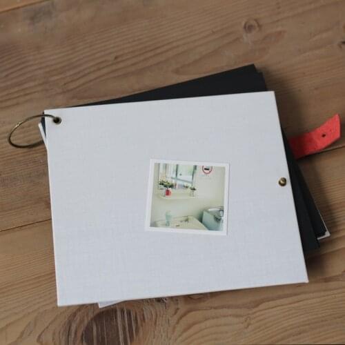 30Sheets Wedding Albums Photo Cardboard Loose-leaf Photo Album Scarpbook Baby Scrapbook Album Paper Albums For Photo Blank Cover