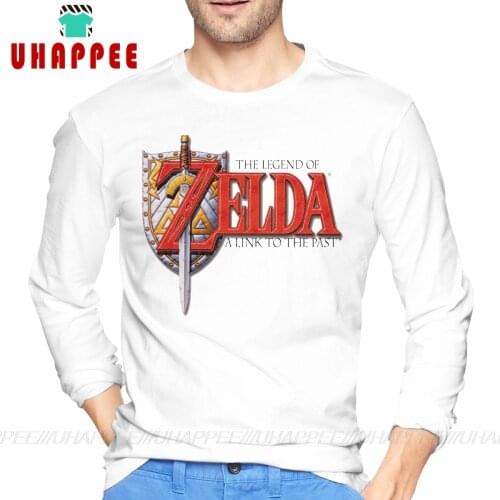 Zelda A Link To The Past Men O Neck Cotton Custom Long Sleeve Primer Shirt Hip Hop T Shirt For Men Fathers Birthday Gift