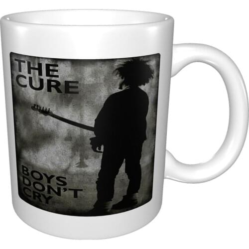 The Cure Boys Dont Cry Black Classic Rock Band New Mug Coffee Cup Coffee Mug Ceramic Tableware Yerba Mate Cup