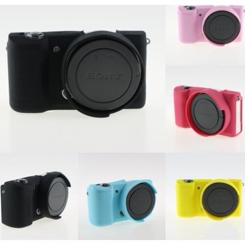 Soft Silicone Bag for Sony A5100 A5000 Camera Protective Body Cover Case for Soy Alpha A5100 A5000 16-50mm Camera Bag