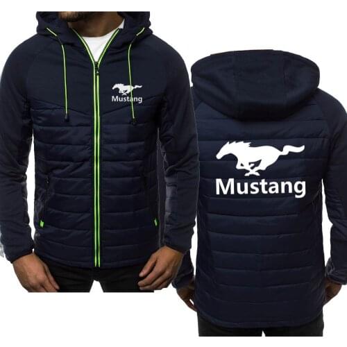 2021 New Men Hoodies for MUSTANG Tools Spring Autumn Jacket Casual Sweatshirt Long Sleeve Zipper Hoody