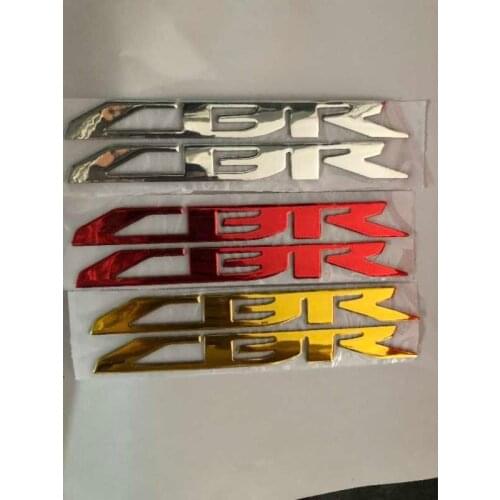 5 Pair New 3d Racing Bike Motorcycle Sticker Emblem Badge Rubber Protector Custom Honda Cbr 250r 250rr 500r 650r 650f 954 Decal