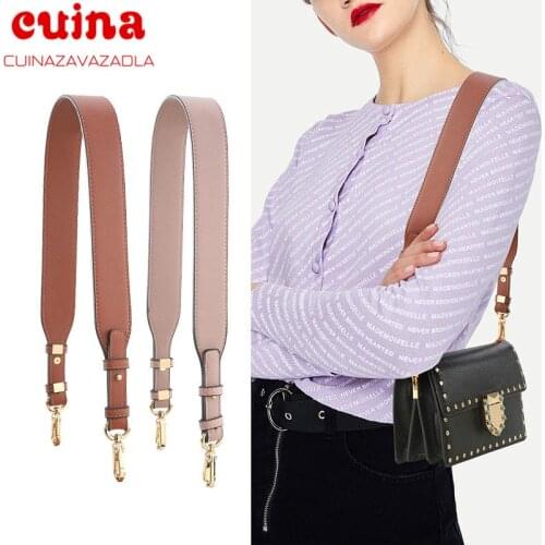 New Fashion Pu Leather Shoulder Strap Crossbody Bag Strap Replacement Bag Belt Diy Buckle Bag Accessories