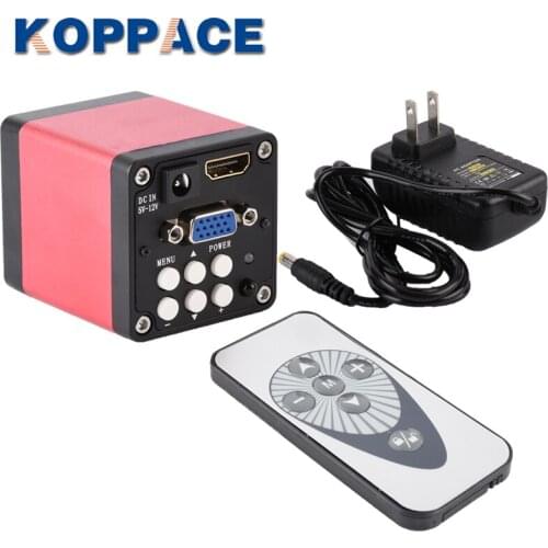 KOPPACE 2 Million Pixel HDMI/VGA High-Definition Microscope Camera High Definition Industrial Microscope Camera