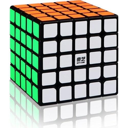 Qiyi Cube 5x5x5 Cubo Magico Qiyi Qizheng S Magic Cube 5x5 Stickerless Qizheng S cubic anti-stress 5 By 5 Toys For Children