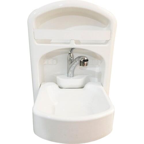 Boat Caravan RV Camper White Acrylic Folding Sink 742*464*398/150mm GR-Y001