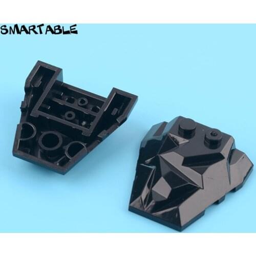 Smartable Roof Rock Tile 4x4 with Jagged Angles Building Blocks MOC Parts Toy Compatible Major Brands 28625 / 64867 10pcs/Lot