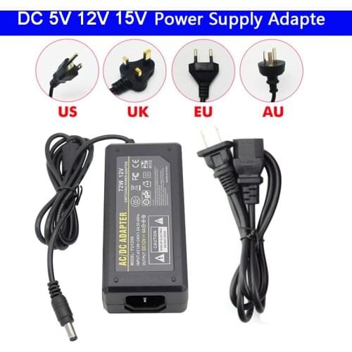 Lighting Transformer AC110V-240V to DC5V DC12V DC15V 1A 2A 3A 5A 7A 8A 10A Power Supply Adapter For led strip lamp lighting
