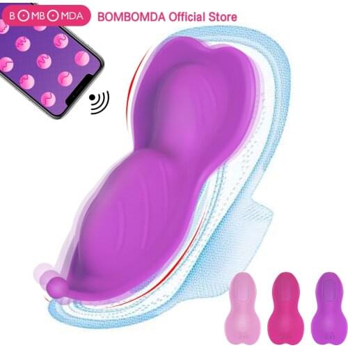 APP Remote Control Vibrator Wearable Panty Vibrator Vibrators for Women Clitoris Stimulator Vibrating Panties Sex Toys for Adult