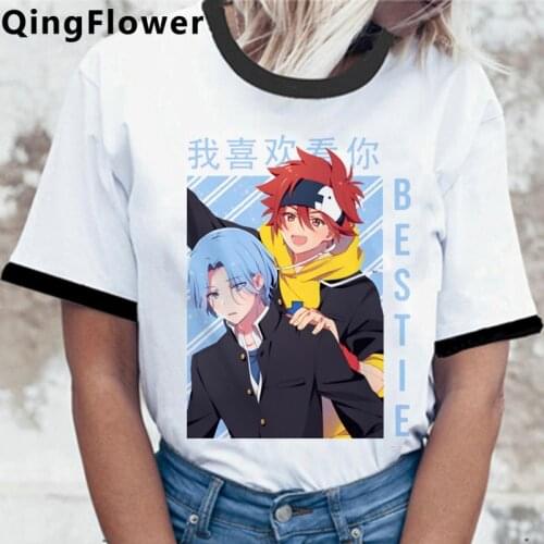 SK8 The Infinity Funny Cartoon T-shirt Men Skateboard Game Reki Langa Graphic T Shirt Japanese Anime Tshirt Hip Hop Top Tee Male