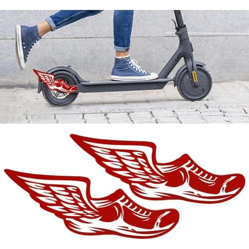 Scooter Tail Rear Brake Fender Decoration Rear Wings Decor For Xiaomi Scooter First Generation 2 Styles Optional