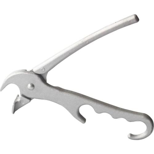 Pizza Gripper for Deep Pizza Pans Heavy Duty Gripper Cast Aluminum Pan Tongs for Pulling Hot Oven Dish Tray