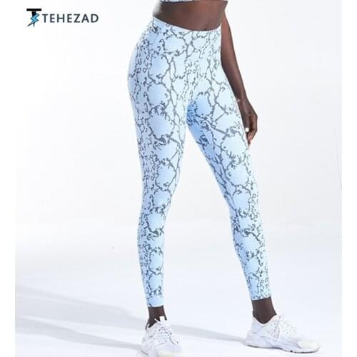 TEHEZAD Women Yoga Pants Sport Tights Gym Elastic Seamless High Waist Butt Lift leggings Fitness Plus Size Push up Sportwear