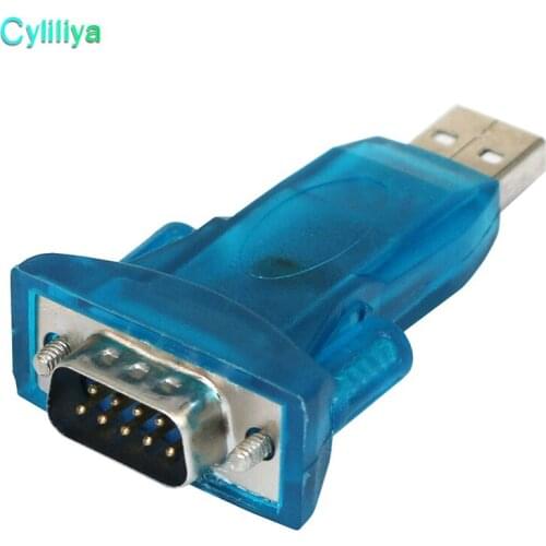 100pcs New USB 2.0 to RS232 Serial Converter 9 Pin Adapter Usb to rs232 DB9 male for computer Wholesale