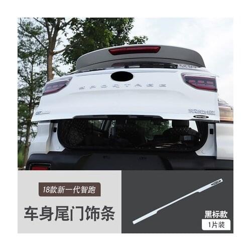 For Kia Sportage R 2018-2020 high quality stainless steel tailgate decoration Tailgate trim car styling car accessories