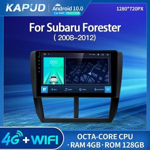 Kapud 9" Octa-Core Android 10 Car Video Player For Subaru Forester 3 2008 - 2012 Radio Multimedia Stereo BT Navigation