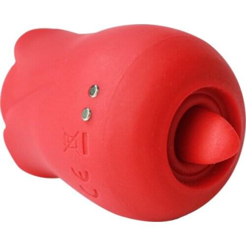 Adult Erotic Toy Sex Products Rose Vibrating Egg Female Fun Vibrating Egg Vibrating Sucking Tongue Licking Masturbation Device