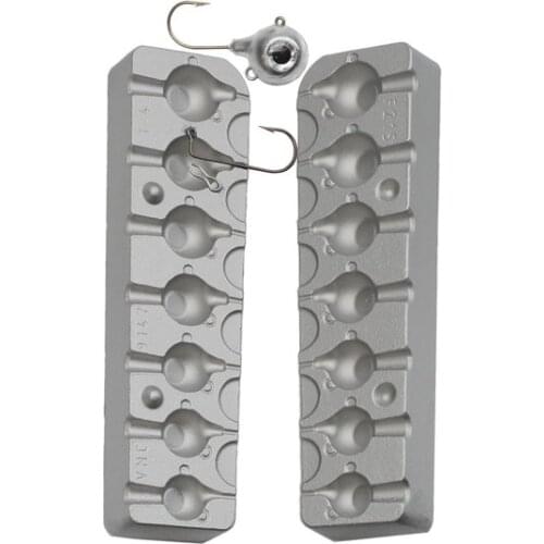 Mould fishing lead Fireball from gr.8 to gr.20 F 215