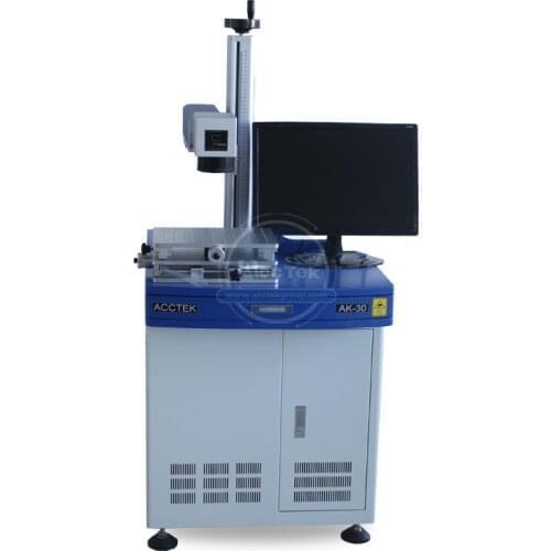 Factory CNC animal tag laser engraver knife key chain rings fiber laser marking machine metal laser engraving machine 30w price