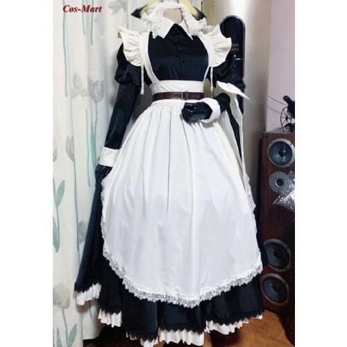 Game Arknights Kaltsit Cosplay Costume Fashion Gorgeous Maid Uniform Unisex Activity Party Role Play Clothing Custom-Make Any