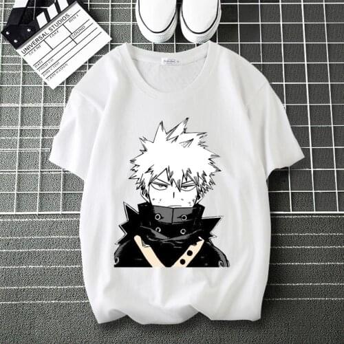 My Hero Academia Deku Comic Printed Cool T-Shirt O-Neck Short Sleeve Modal Unisex Tshirt