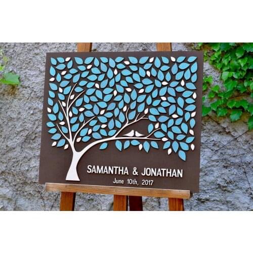 3D Wedding guest book alternative tree,Custom unique guest book,Rustic wedding guestbook,Rustic guest book wooden tree Tree of