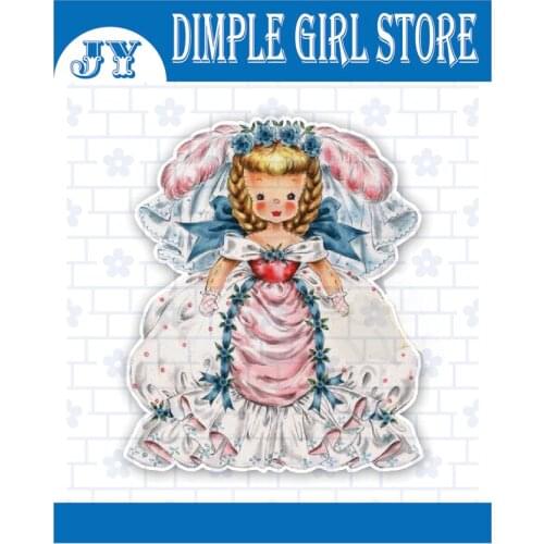 Beautiful doll girl 2021 new cut die die from scrapbook metal cutting die decoration template stamp and die