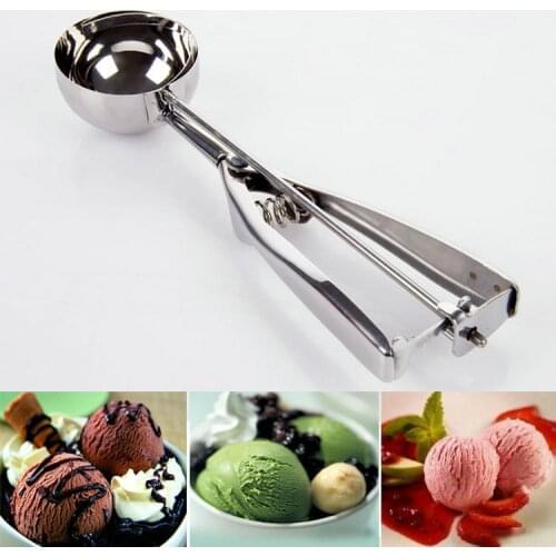 Stainless steel ice cream scoop spoon fruit watermelon melon Baller maker tools kitchen tool accessories