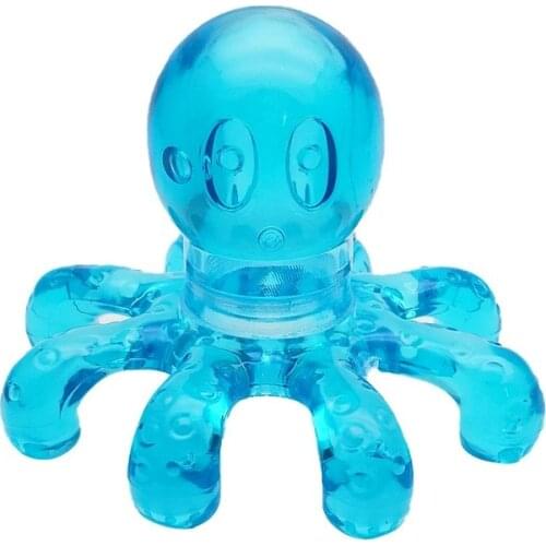 Mini Octopus Shape Personal Massage Muscle Relaxing Body Neck Massage Tool Crystal Claw Massage Handheld Massage