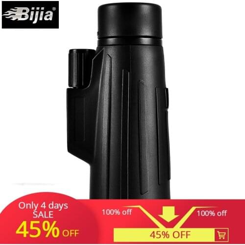 BIJIA Monocular telescope 10x42 monoculars scope night vision telescoopio tools for camping and hunting tripod astronomy