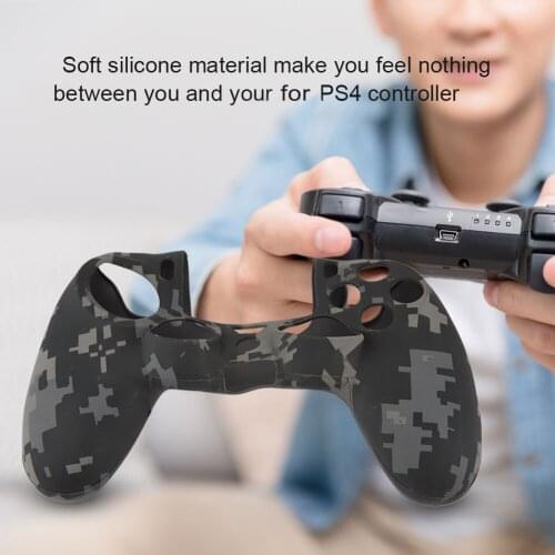Soft Silicone Rubber Sleeve Dustproof Case PS4 Controller Skin Cover Handle Cover For Sony PlayStation 4 PS4