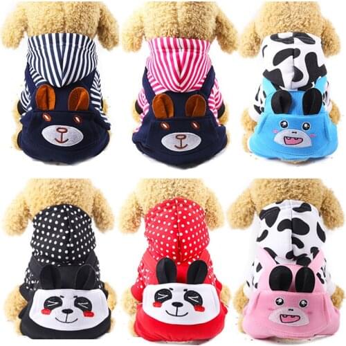 New Cute Dog Clothes Winter Pet Dog Clothes For Small Dogs Coat Cotton Ropa Perro Cute Thicken Warm Dogs Clothing XS-XXL