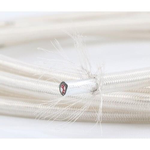 New Per Meter 4 core Silver Plated RCA Audio Cable signal Cable for Audiophile DIY Interconnect Audio Cable