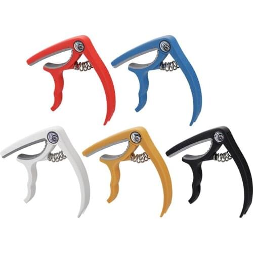 Plastic Steel Guitar Capo Classical Acoustic Guitar Ukulele Tuning Clamp Musical Instrument Accessories Beginner Tool