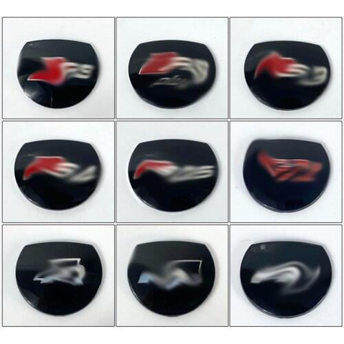 R line R RS plus S 4 S Q5 G TI Label for Gear Shift Knob Ball for VW for Audi Lo.go with Blue Frame