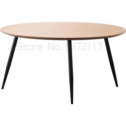 Nordic small family sofa corner small tea table Mini side table modern simple balcony iron round table