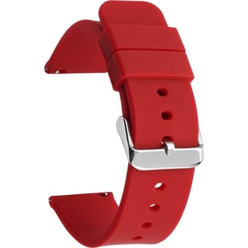 Sport Silicone Watch Band for LG watch style 18mm Strap For Fossil Sport 41mm Bracelet wristband for Fossil Womens Charter HR