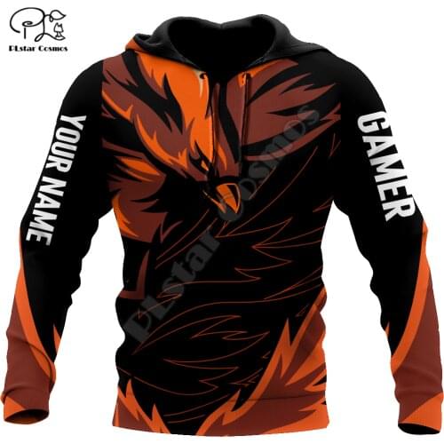 PLstar Cosmos Phoenix Tattoo 3D All Over Printed Hoodies Sweatshirts Zip Hooded For Men And Women Casual Streetwear Style-A4