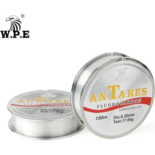W.P.E ANTEROS 150m Fluorocarbon Coating Fishing Line 0.20mm-0.60mm 10kg-41kg Fishing Line Carbon Fiber for Carp Fishing