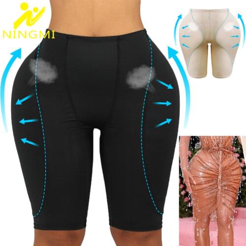 NINGMI Women Sexy Shaper Butt Lifter Panties Fake Pad Foam Padded Hip Enhancer Underpants Female Shapewear Hourglass Body