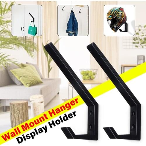 1pair Multi-Purpose Solid Hooks Helmet Holder Clothing Jacket Bags keys Hook for Home Kitchen Cabinet Wall Mount Hanging