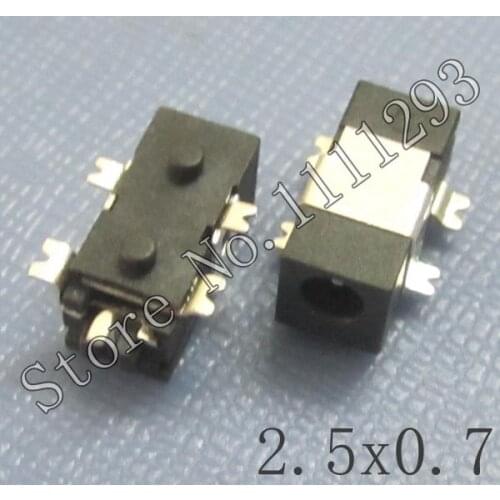 20pcs/lot DC Power Jack Connector for Tablet etc . 2.5x0.7mm SMD 5pin