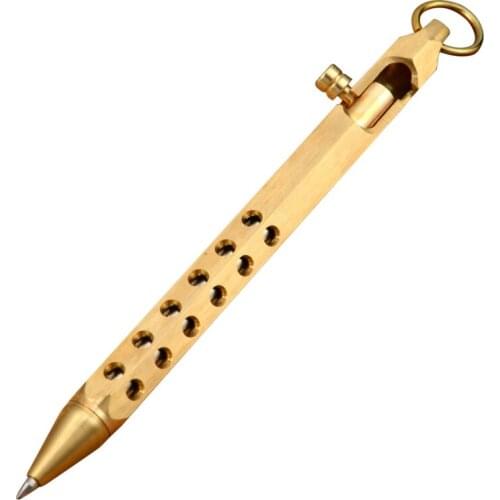 2019 High Quality Tactical Pen Self Defense Pen Tool Multipurpose Brass Anti-skid Portable Tactical Pen