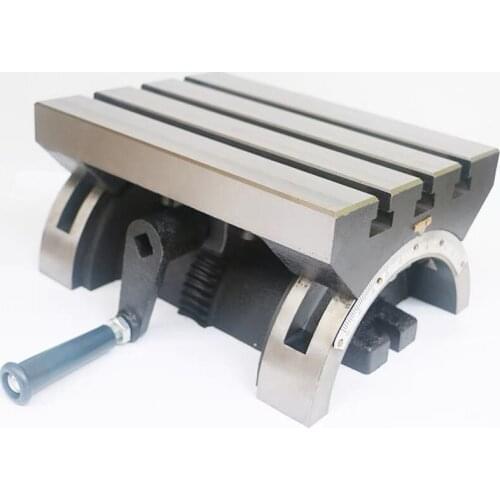 7 inch milling machine angle adjustable angle precision table