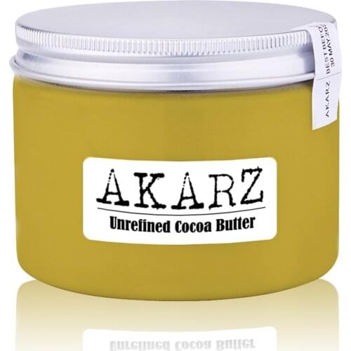 AKARZ Famous brand Neck Skin Care Unrefined Cocoa butter high-quality Fade wrinkles Anti-Aging Whitening Beauty Care Cream