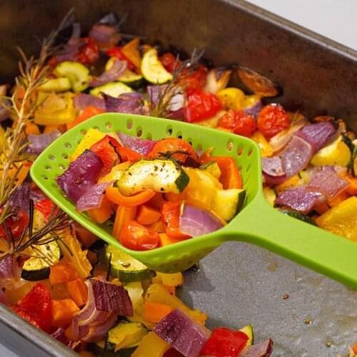 Kitchen Utensil Gadget Accessories No-stick Drain Colanders Shovel Strainers Veggies Water Leaking Kitchen Cooking Tool Supplies