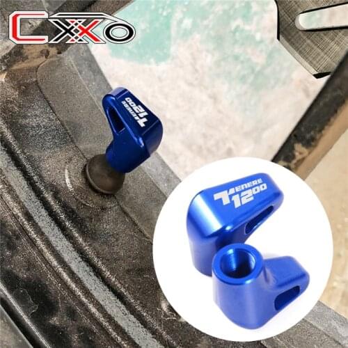 For Yamaha Tenere 700 XTZ700 super tenere 1200 XTZ1200 TENERE700 1200 CNC Aluminium Wheel Tire Valve caps Airtight Covers