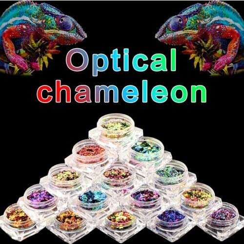 BEAUTYBIGBANG Nail Glitter Powder Effect Flake Sequins Mirror Chrome Pigment Paillettes Nail Glitter Nail Art Accessories