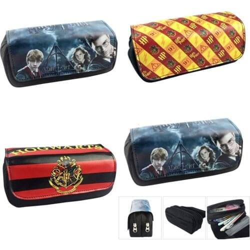 Harry Pencil Case Stationery Cute Boys Girls Potter Pencil Cases Storage Pen Bag Box Student Capacity School Office Supplies